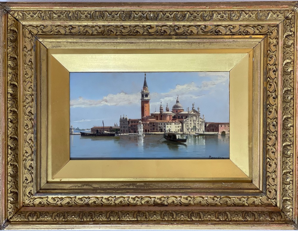 Venetian Oil Painting By Antonietta Brandeis