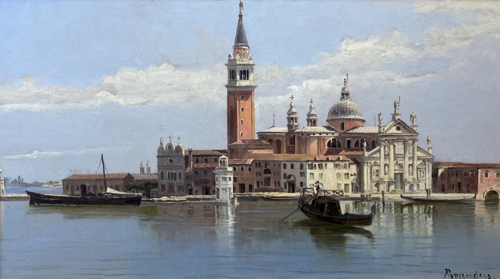 Venetian Oil Painting By Antonietta Brandeis View IV