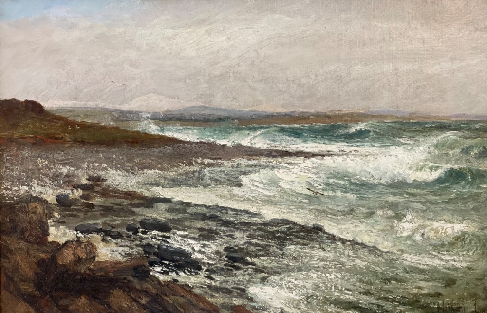 Isle of Man Coastal Painting by John Holland  View II