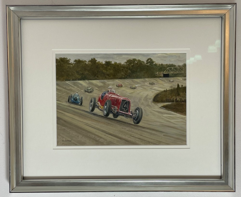 Classic Car Painting at Brooklands by John Chapman