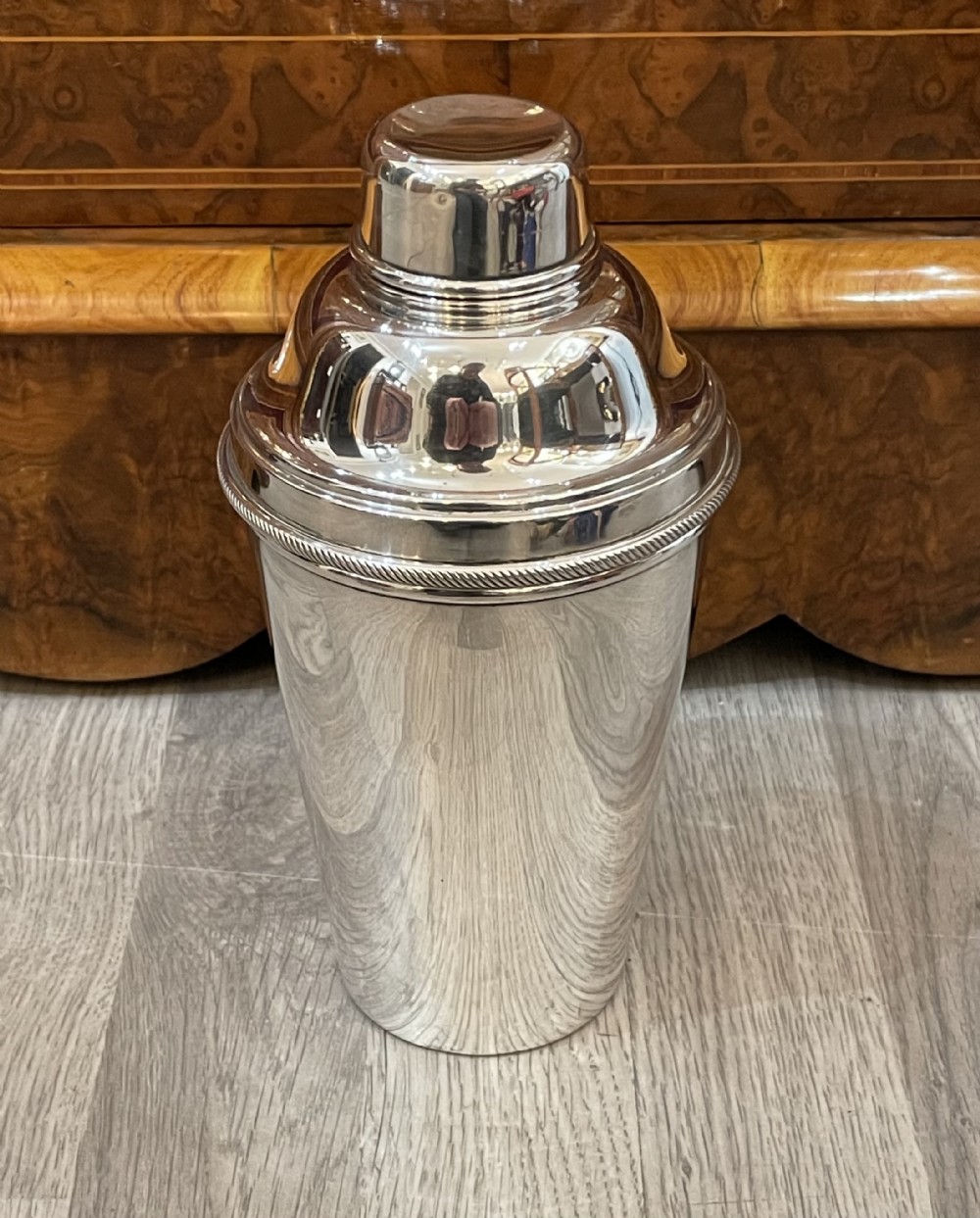 Art Deco Silver Plated Cocktail Shaker Harrods