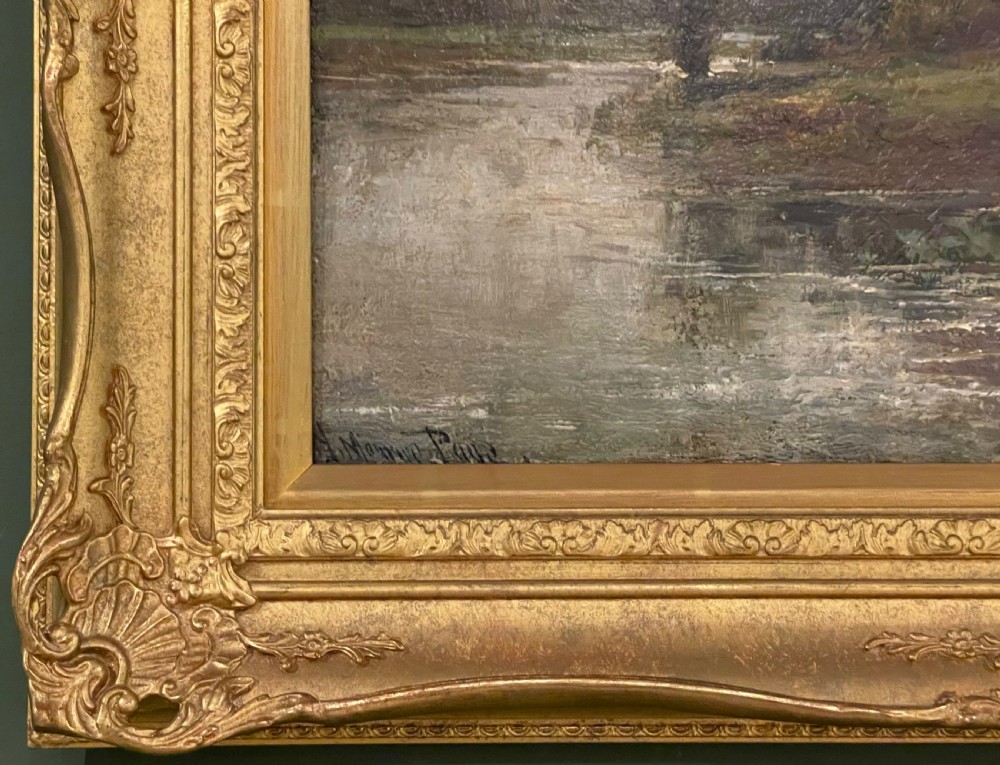 Good Landscape Oil Painting by Henry Maurice Page View II