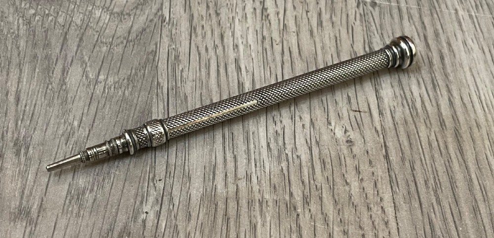 Victorian Solid Silver Pencil by S Mordan View IV