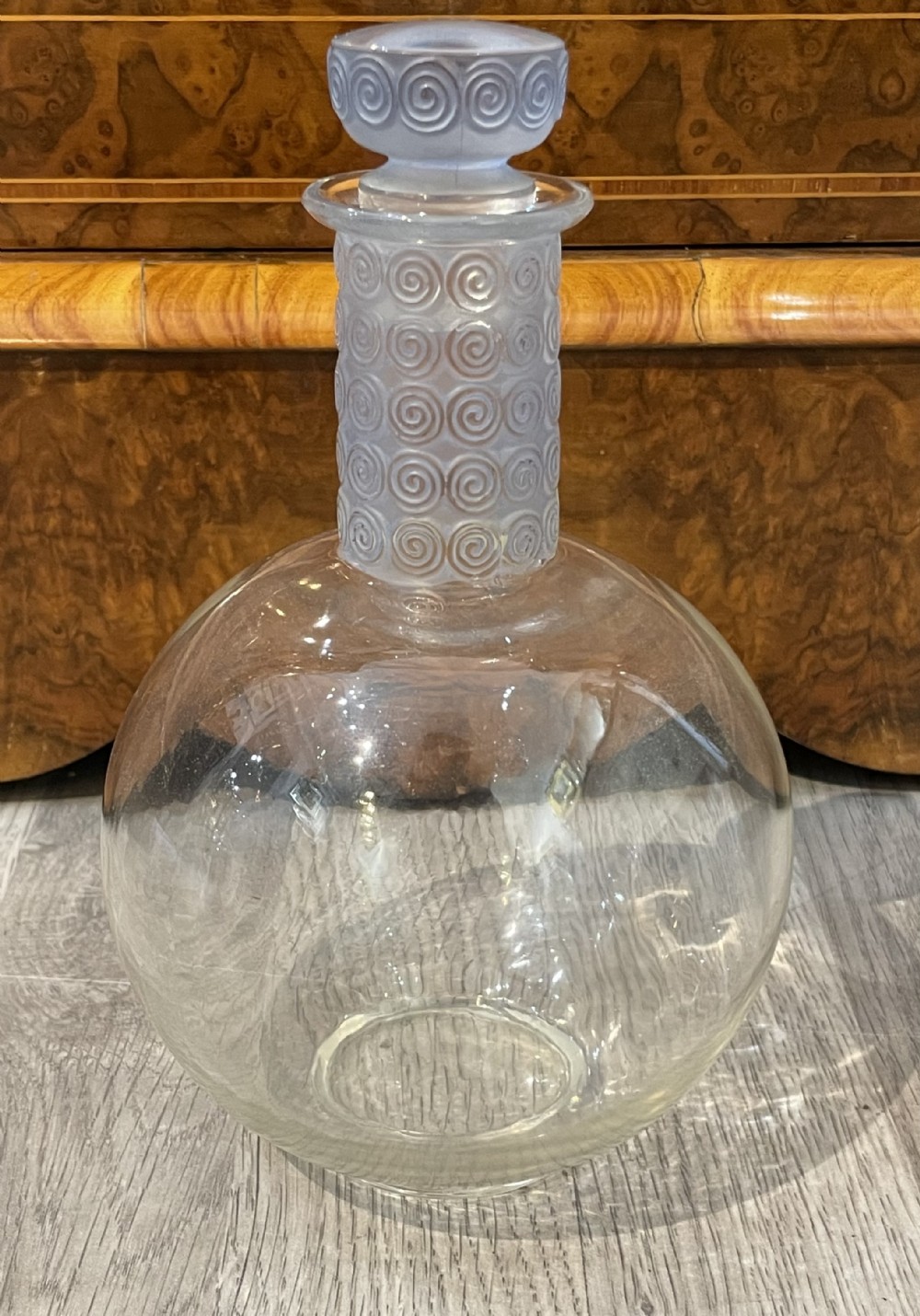 Rene Lalique Chinon Decanter