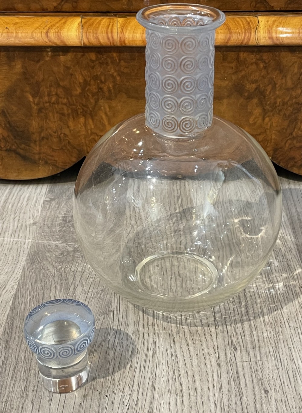Rene Lalique Chinon Decanter View III