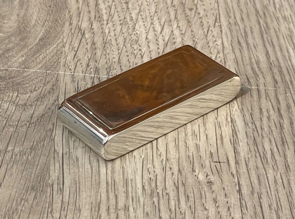 Good George III Silver Snuff Box by John Shaw