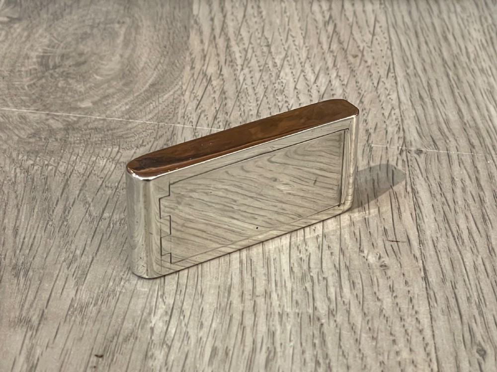 Good George III Silver Snuff Box by John Shaw View II