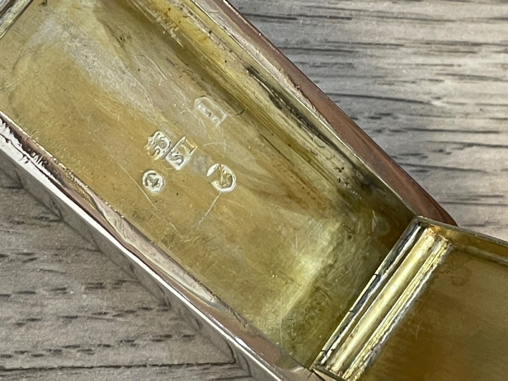 Good George III Silver Snuff Box by John Shaw View V