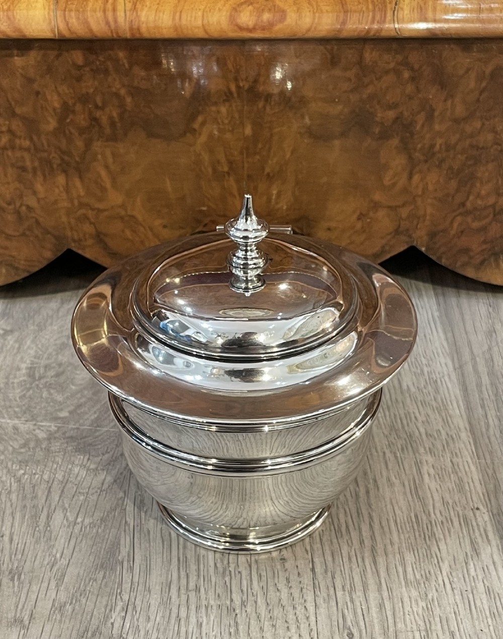 Super Quality George V Silver Tea Caddy