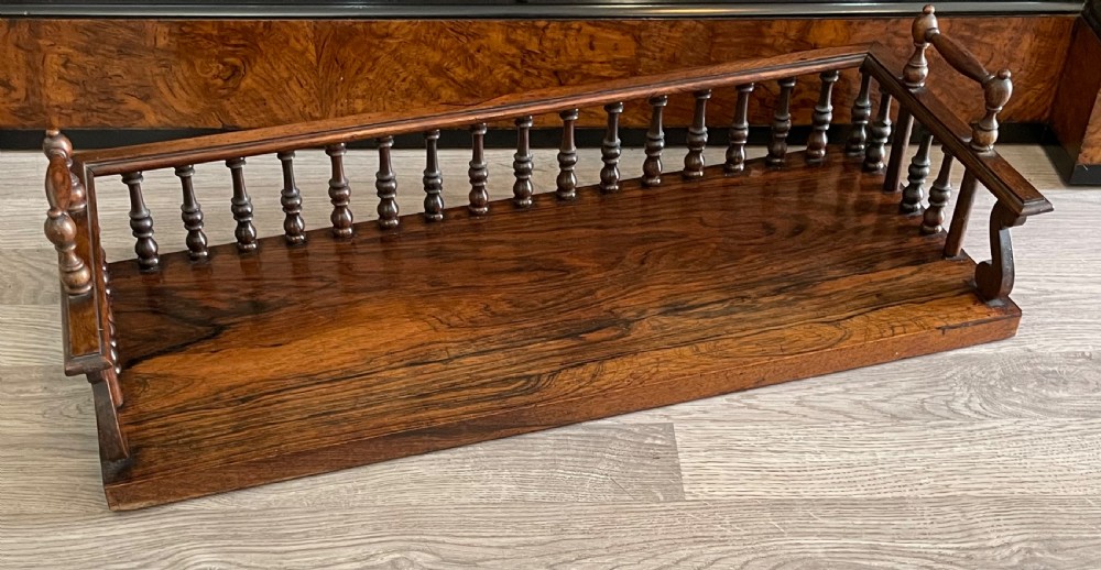Regency Rosewood Book Tray Trough