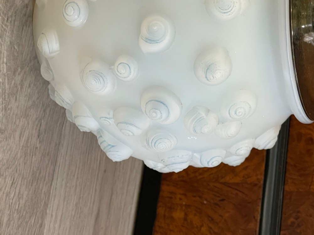 Beautiful Lalique Palissy Vase with Light Kit View II