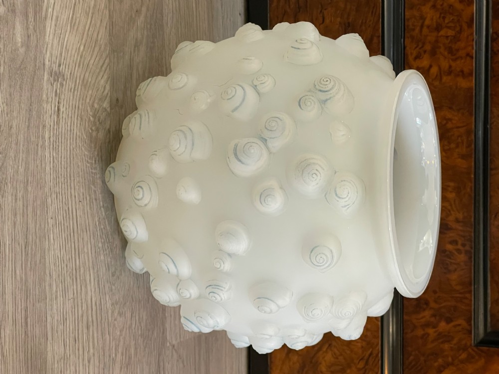 Beautiful Lalique Palissy Vase with Light Kit View VI