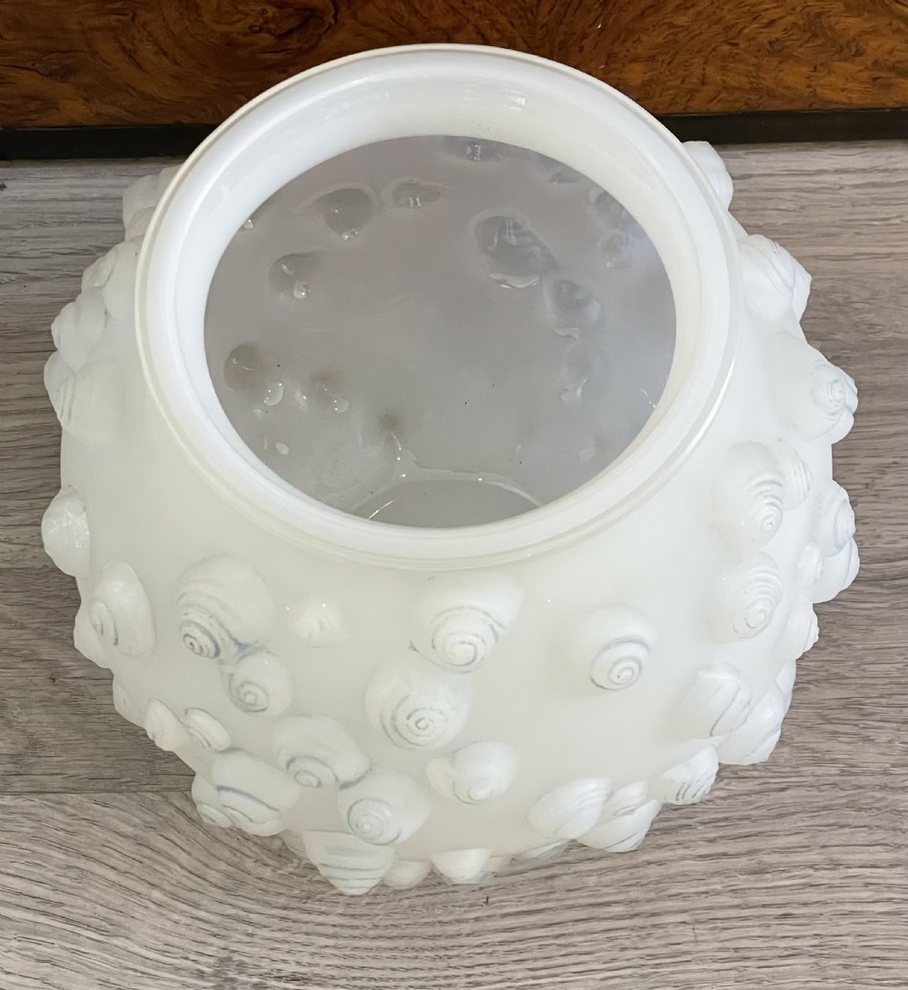 Beautiful Lalique Palissy Vase with Light Kit View VII