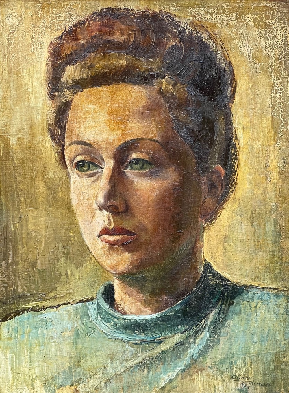 Portrait Oil Painting of a Lady By Gunter Krause View IV