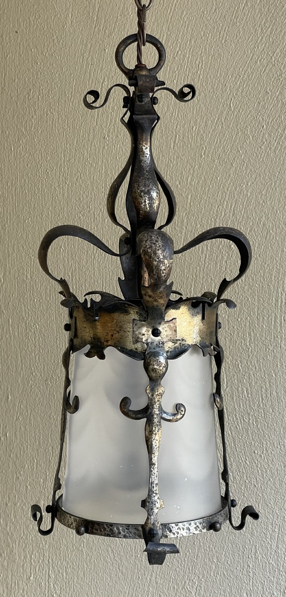 Wonderful Arts & Crafts Silver Plated Hall Lantern