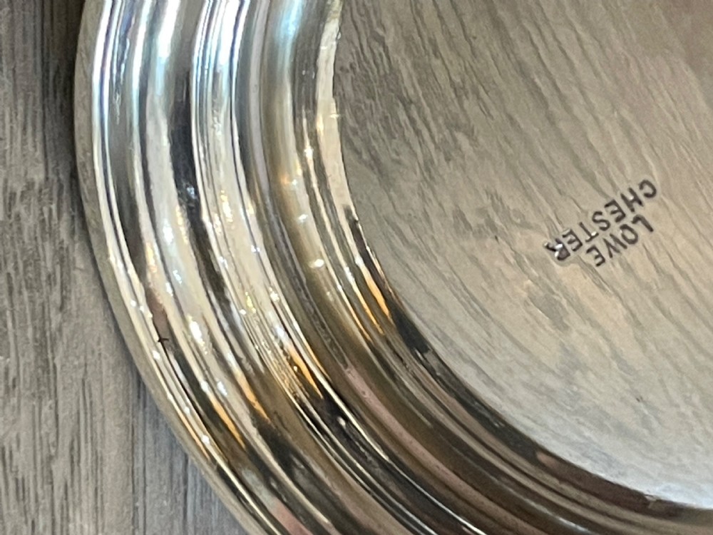 Solid Silver Christening Mug, Lowes of Chester View IV