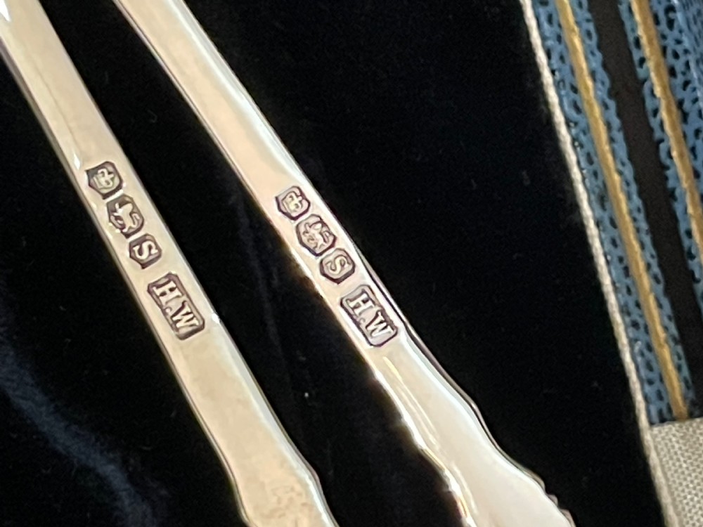 George V Solid Silver Christening Set View III