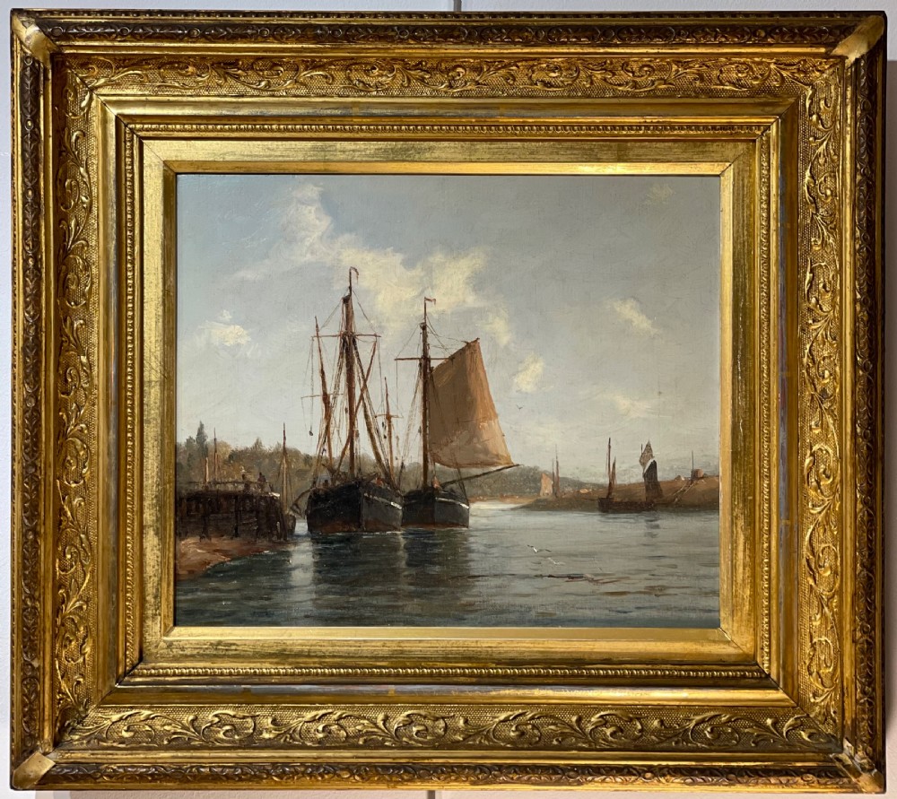 19th Century Marine Oil Painting