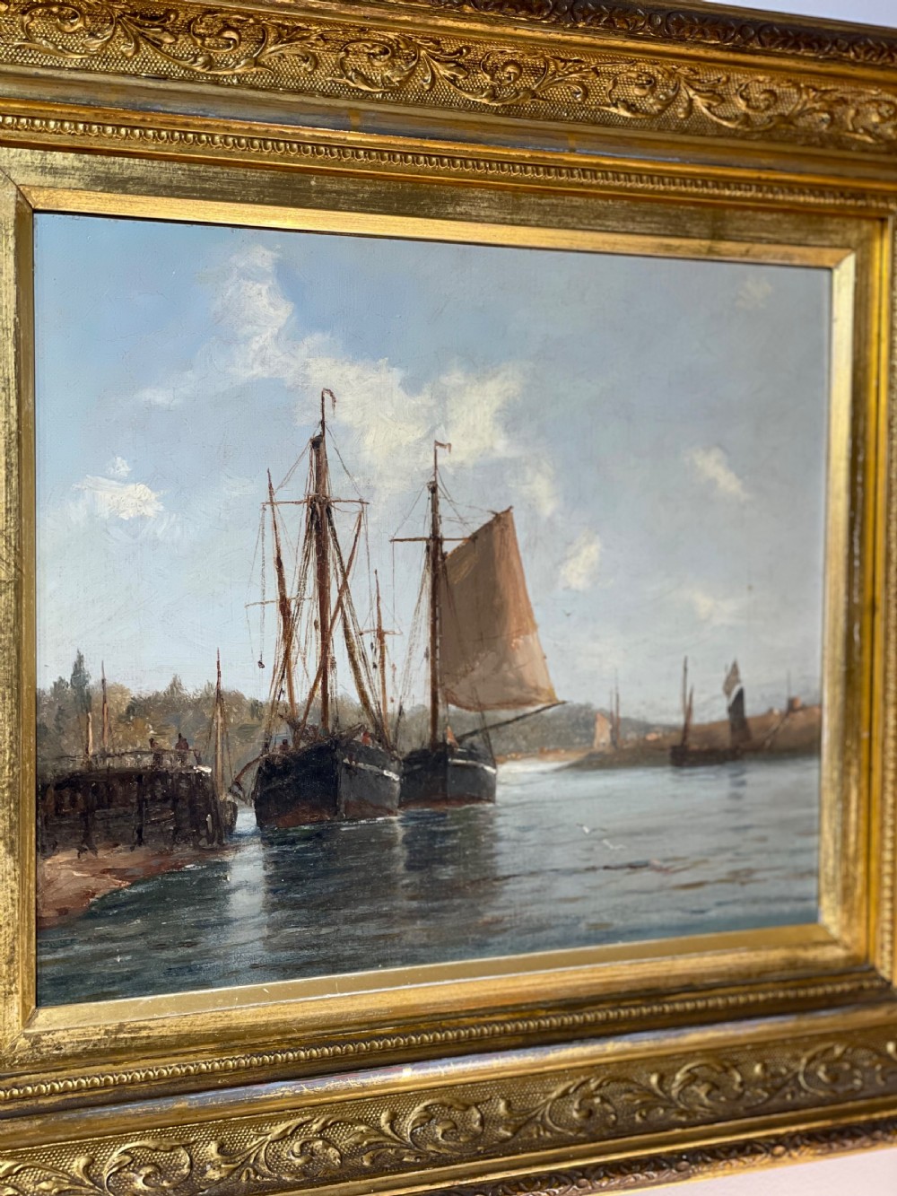 19th Century Marine Oil Painting View III