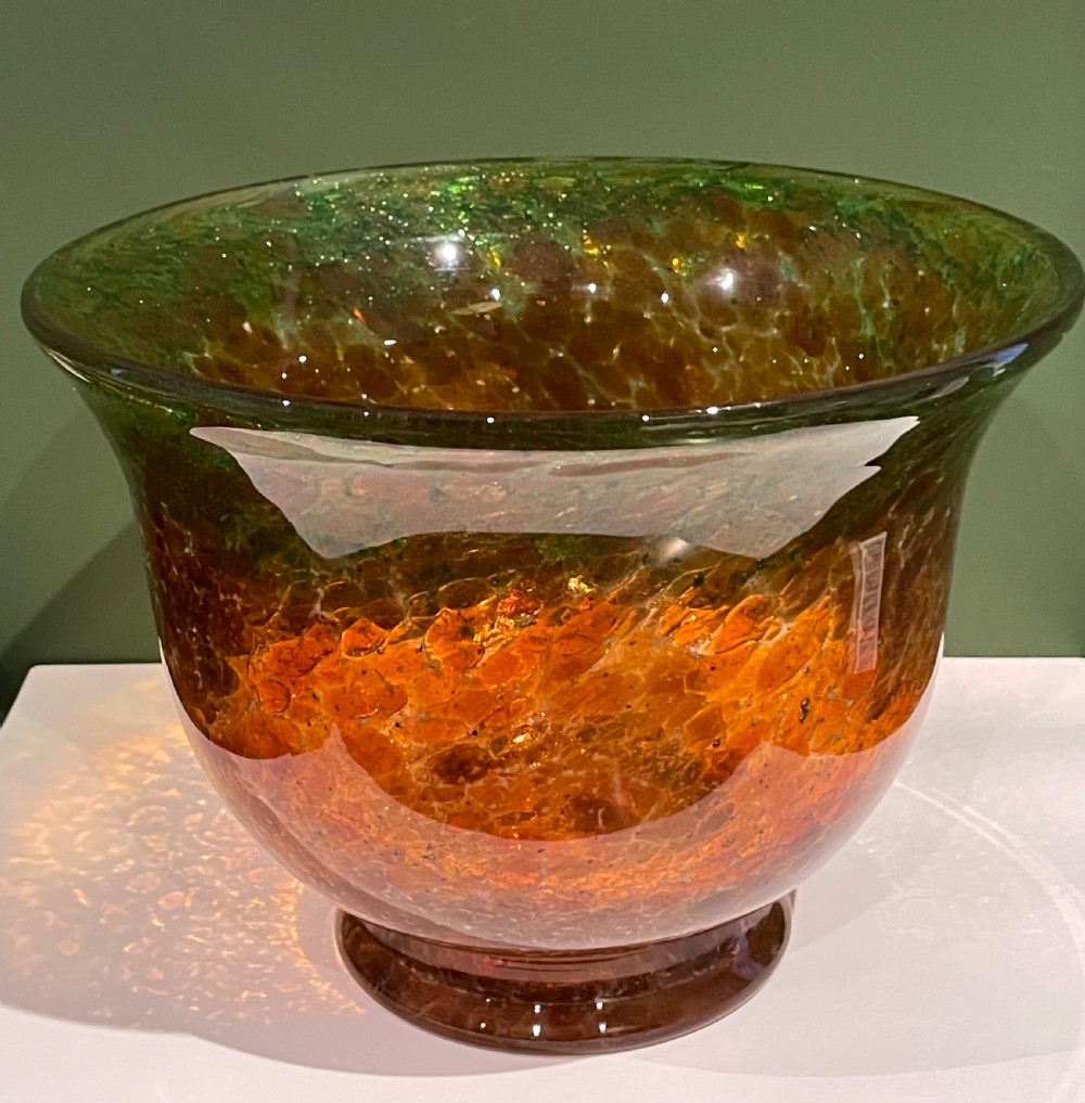 Large Monart Glass Vase, c1930