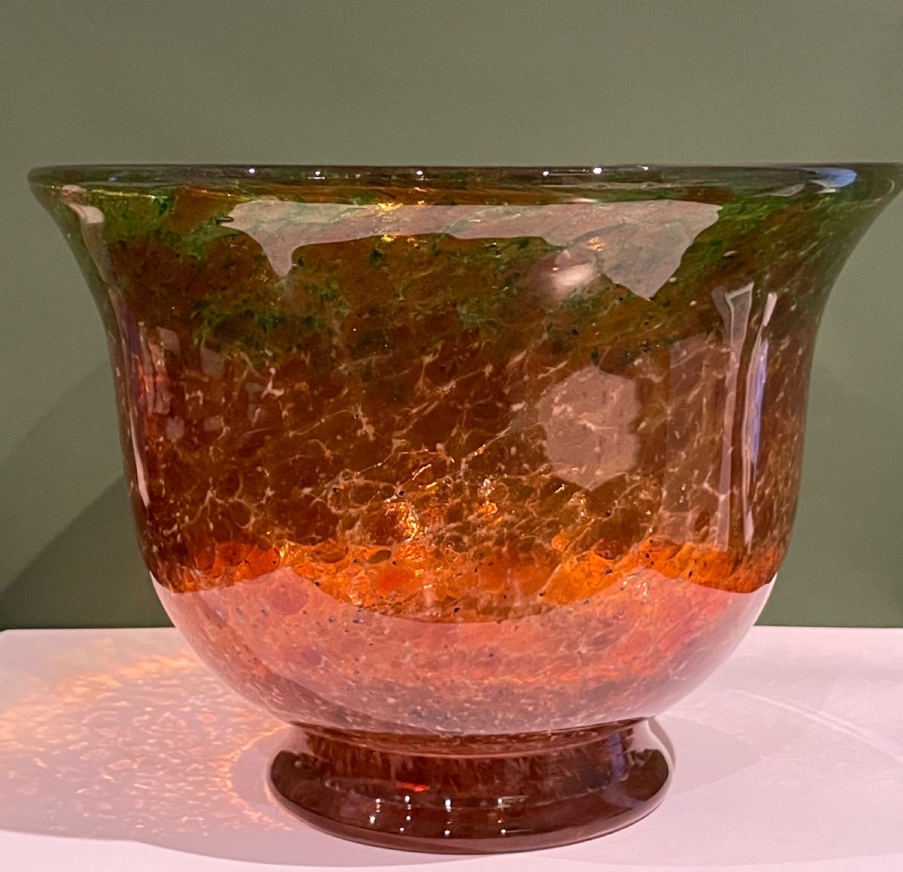 Large Monart Glass Vase, c1930 View III