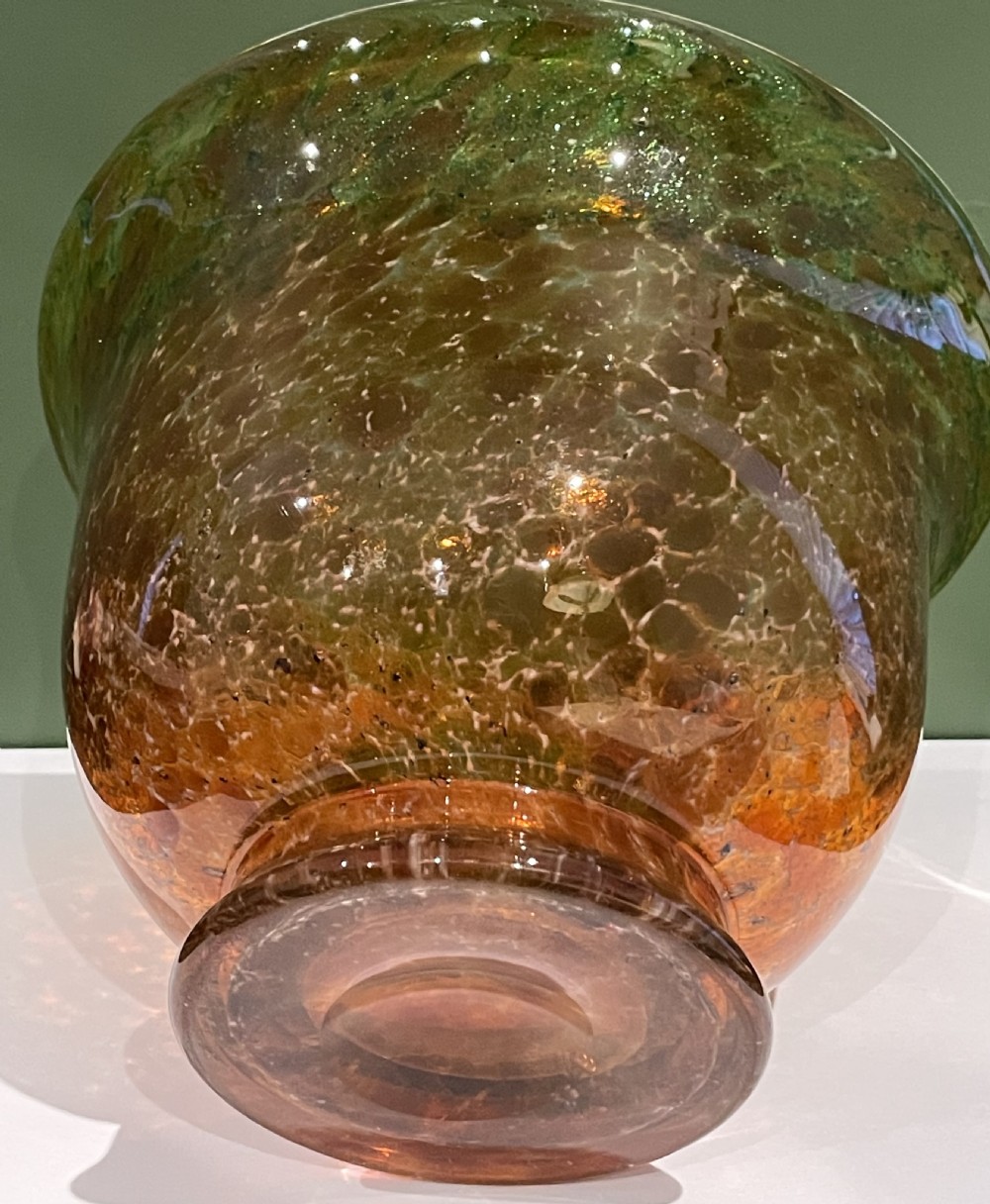 Large Monart Glass Vase, c1930 View V