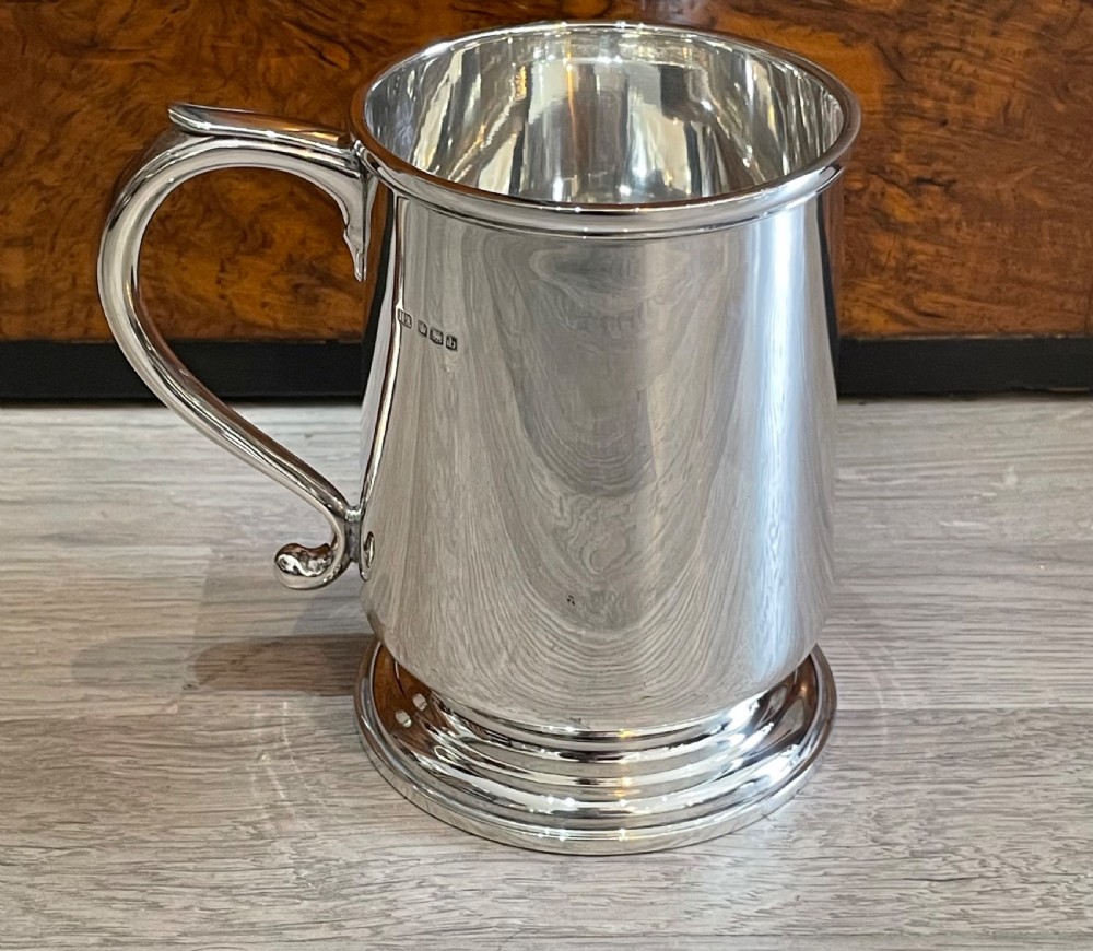 George V Silver Pint Tankard, 1919