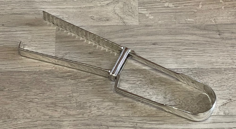 George III Silver Asparagus Tongs
