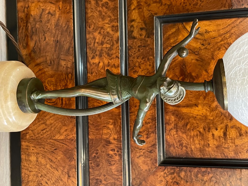 Good Art Deco Lady Lamp  View II