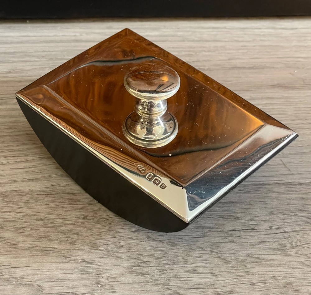 Quality George V Silver Desk Blotter View II