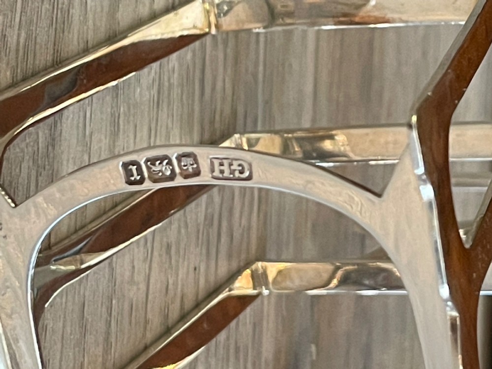 Art Deco Solid Silver Toast Rack View III