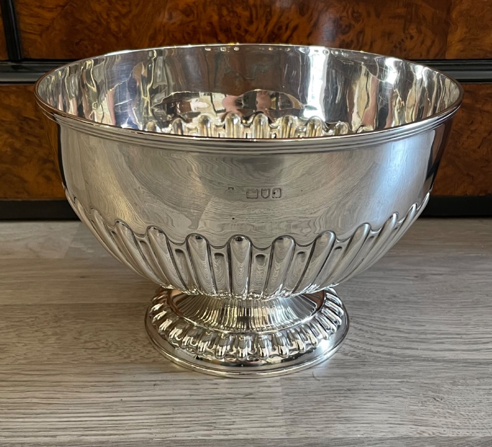 Victorian Silver Rose Bowl, 1898