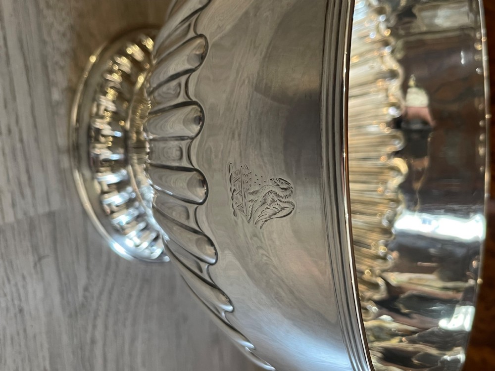 Victorian Silver Rose Bowl, 1898 View III