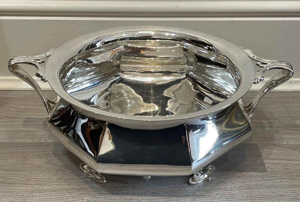Fabulous Scottish Art Nouveau Silver Bowl, Edinburgh