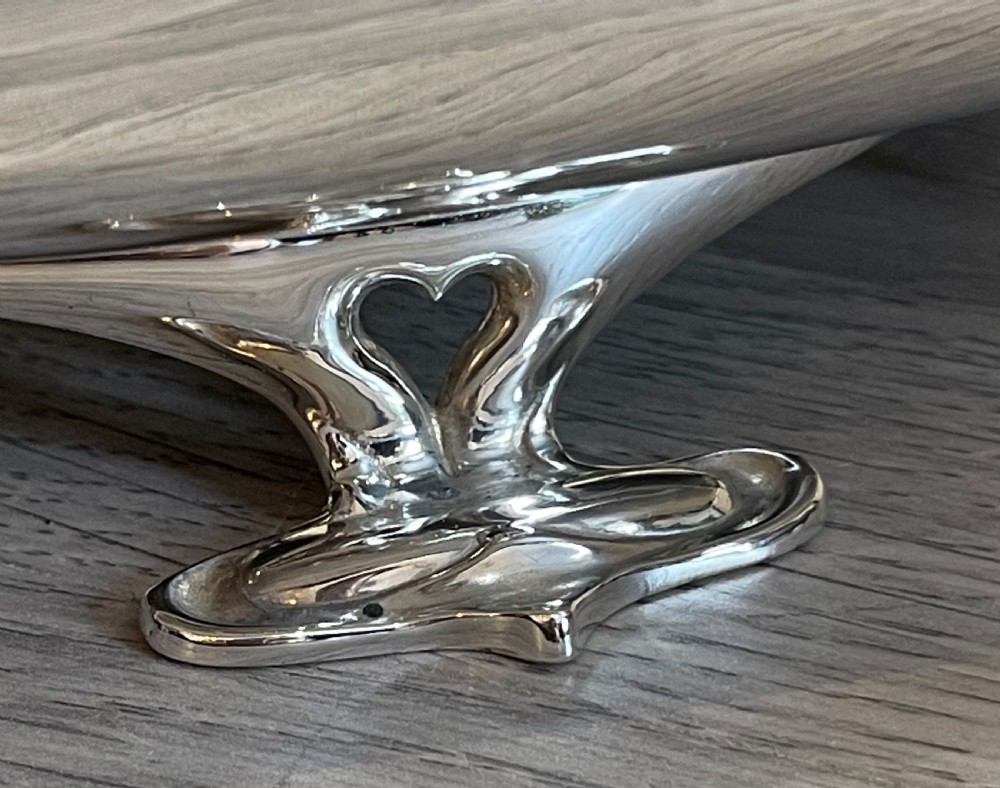 Fabulous Scottish Art Nouveau Silver Bowl, Edinburgh View IV