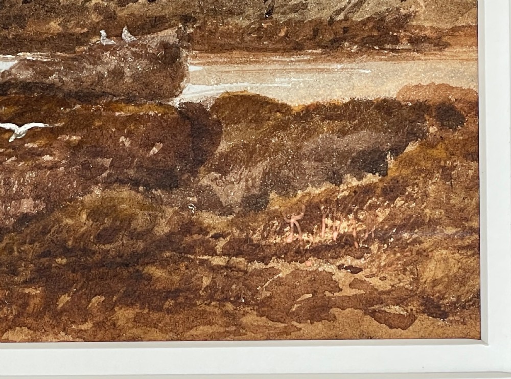 Isle of Man Coastal Watercolour by Richard Wane RBA View II