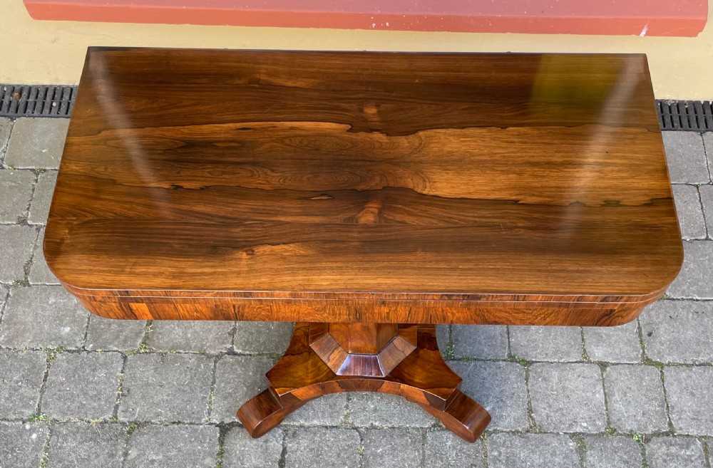 Regency Rosewood Tea Table View II