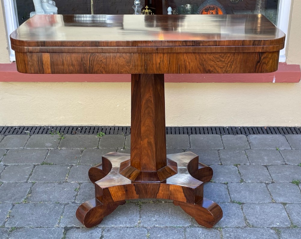 Regency Rosewood Tea Table View V