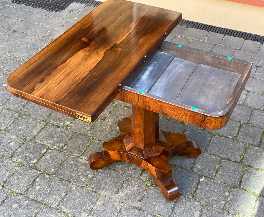 Regency Rosewood Tea Table View VI