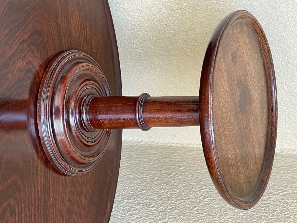 Georgian Mahogany Candle Stand View IV