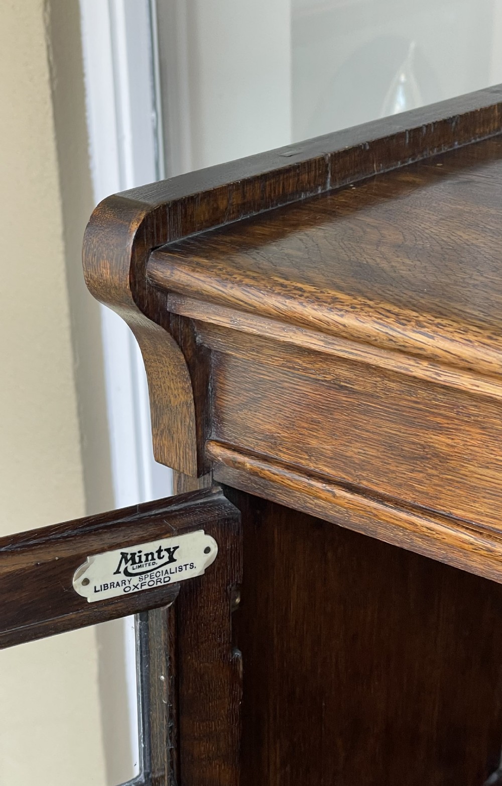 Oak Minty of Oxford Barristers Stacking Bookcase View III