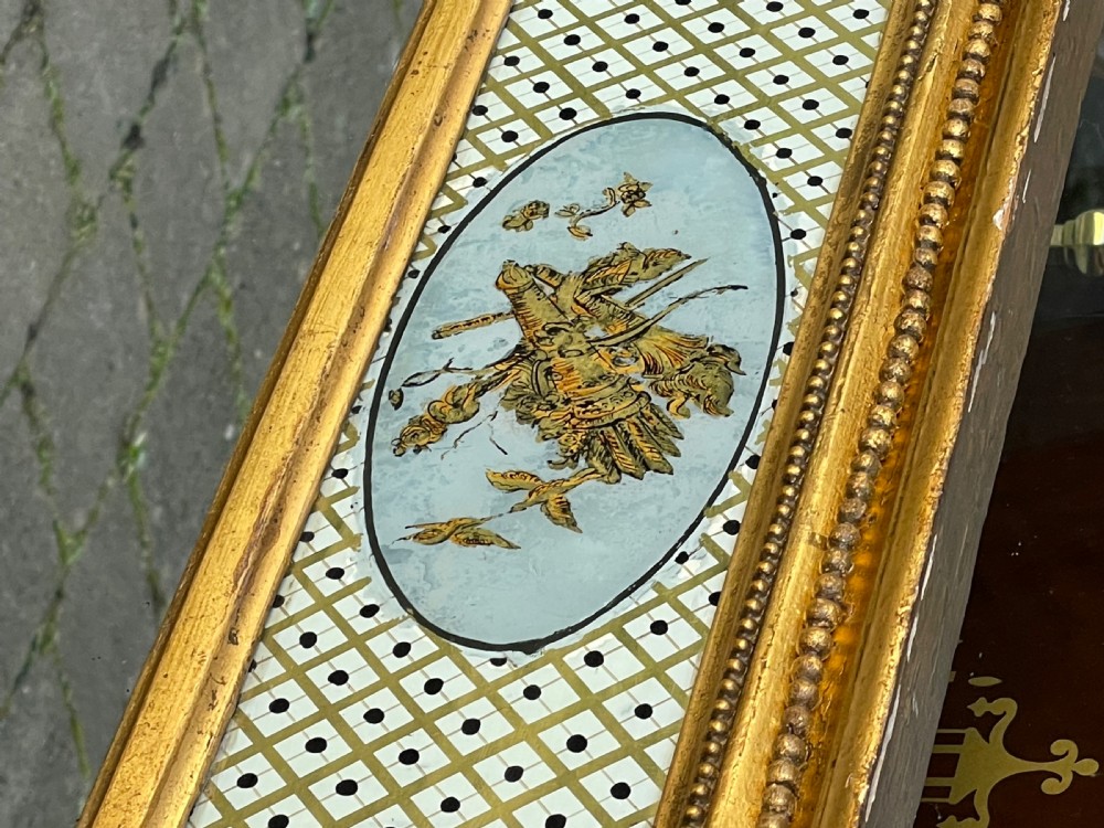 Regency Giltwood Pier Wall Mirror Verre Eglomise View II