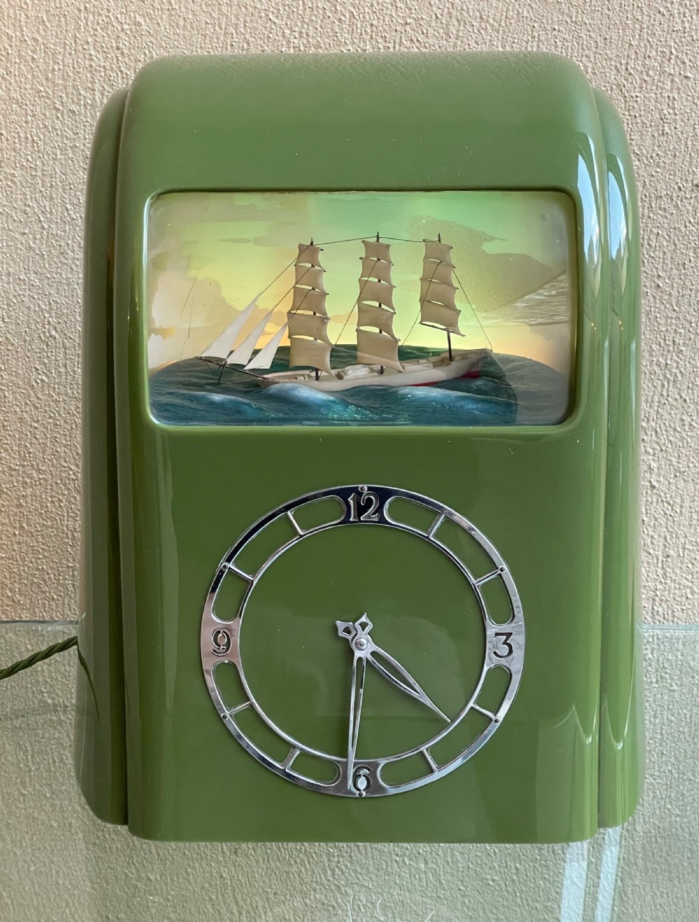 Art Deco Clock by Vitascope Industries 