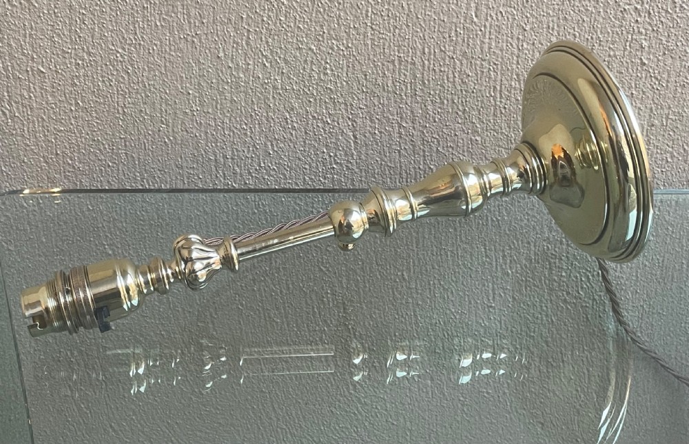 Edwardian Brass Telescopic Table Lamp View V