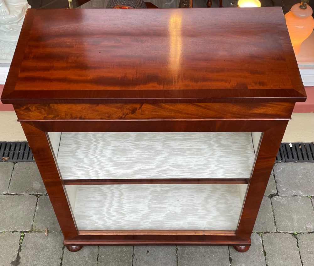 Regency Mahogany Pier Display Cabinet  View II