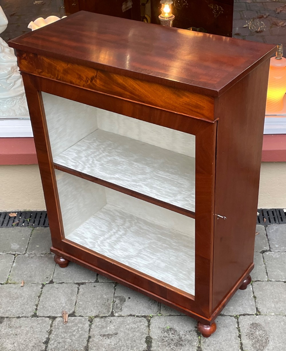 Regency Mahogany Pier Display Cabinet  View IV