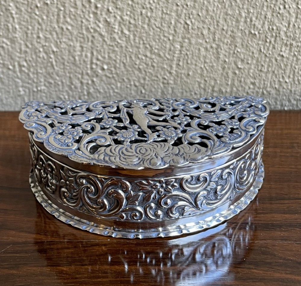 Victorian Silver Pot Pourri Box, 1895