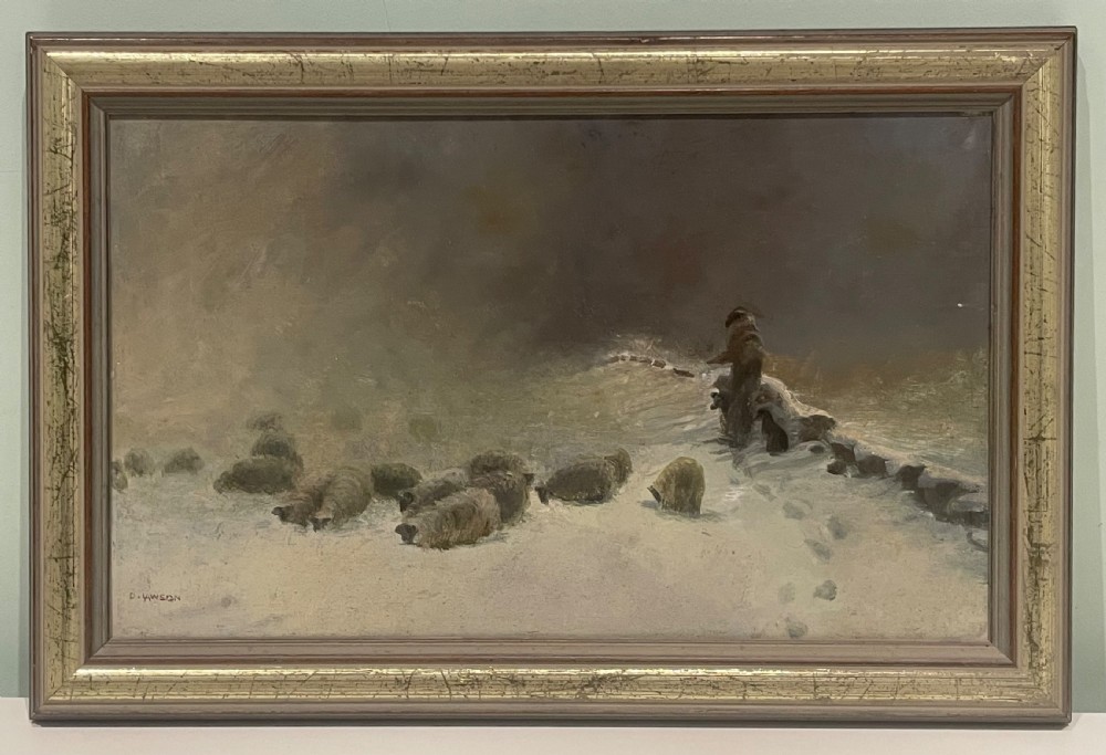 Landscape Oil Painting The Joyless Winter Day After Joseph Farquharson