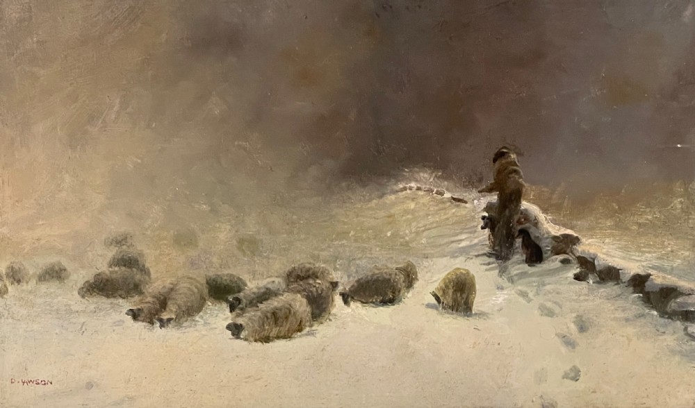 Landscape Oil Painting The Joyless Winter Day After Joseph Farquharson View II