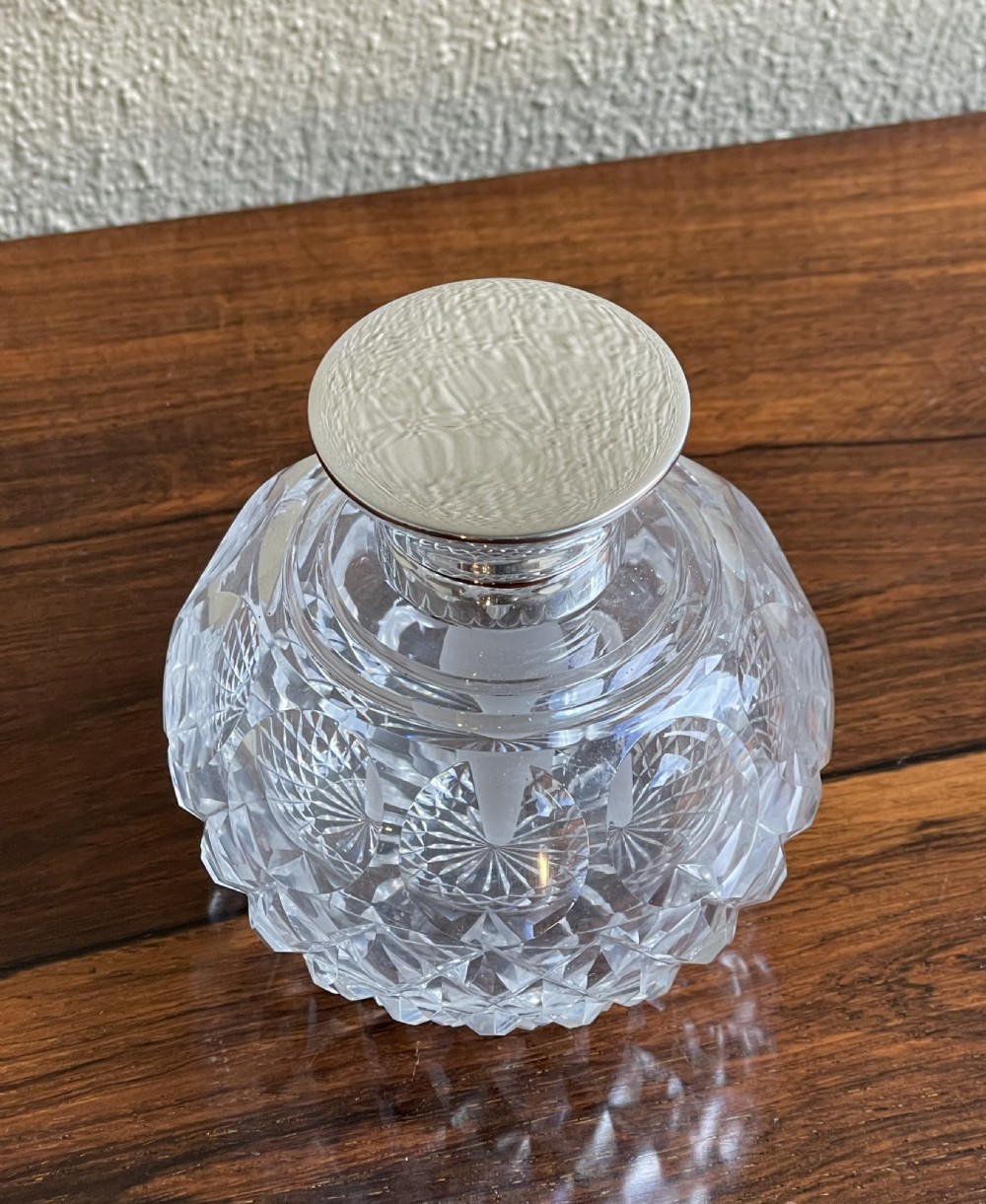 George V Silver Scent Bottle with Rare Dabber, by John Grinsell